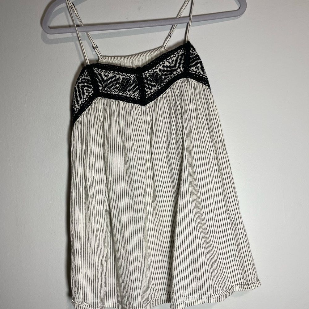 Mossimo Supply Co. Black and White Striped Skirt